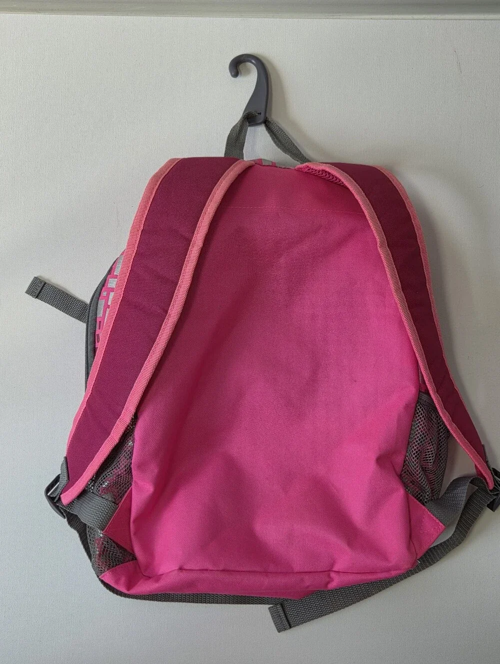 Rawlings Girls Softball Backpack Bat Bag Pink Gray Youth Baseball Equipment